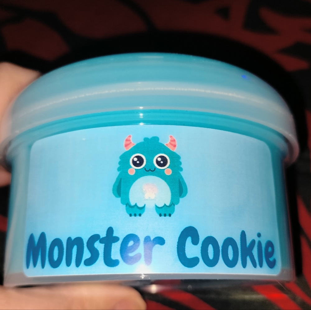 Monster Cookie Blue Storage Container
